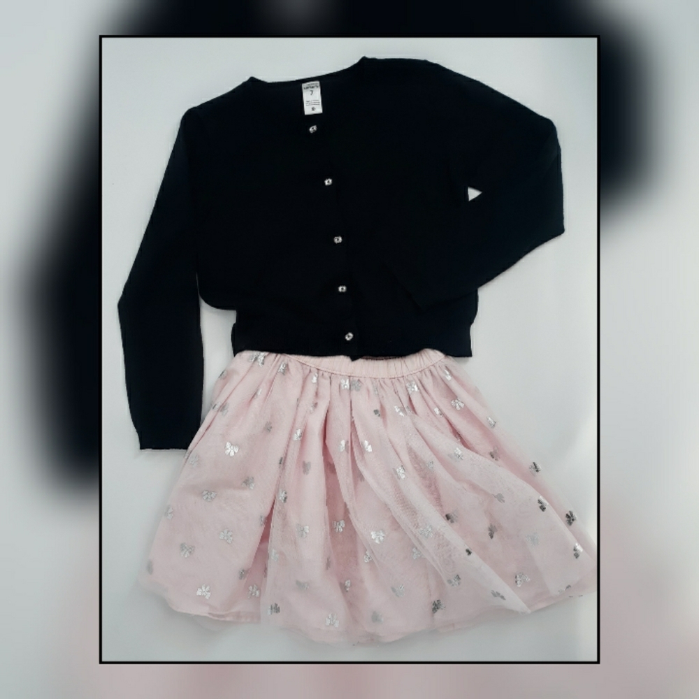 Carter's- Girl's sweater and skirt bundle